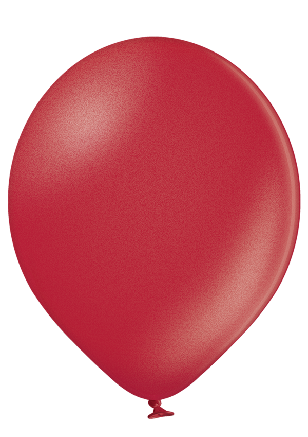 Metallic Latexballon Rot Ø30cm (verpackt à 50 Ballons)