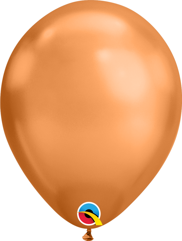Chrome Latexballon Kupfer (verpackt à 25 Ballons)