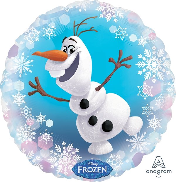 Folienballon Rund "Olaf" Frozen