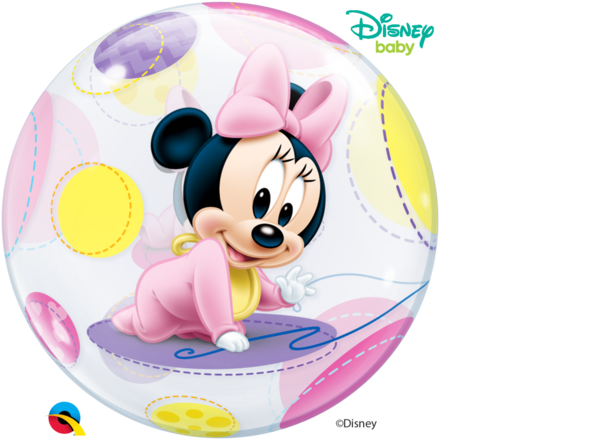 Bubbles Folienballon "Baby Minnie Maus"
