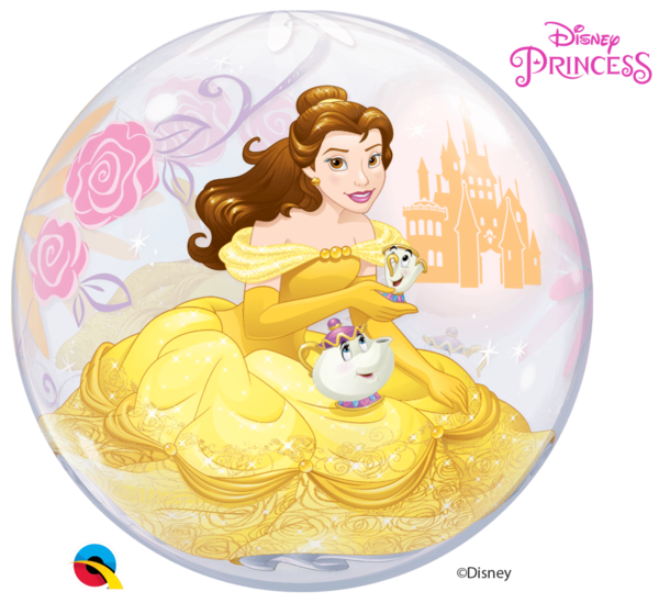 Bubbles Folienballon "Disney Prinzessin Belle" Schöne und das Biest