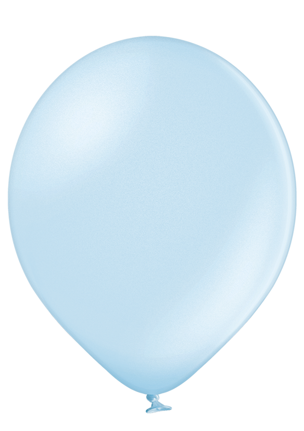 Metallic Latexballon Hellblau Ø30cm (verpackt à 50 Ballons)