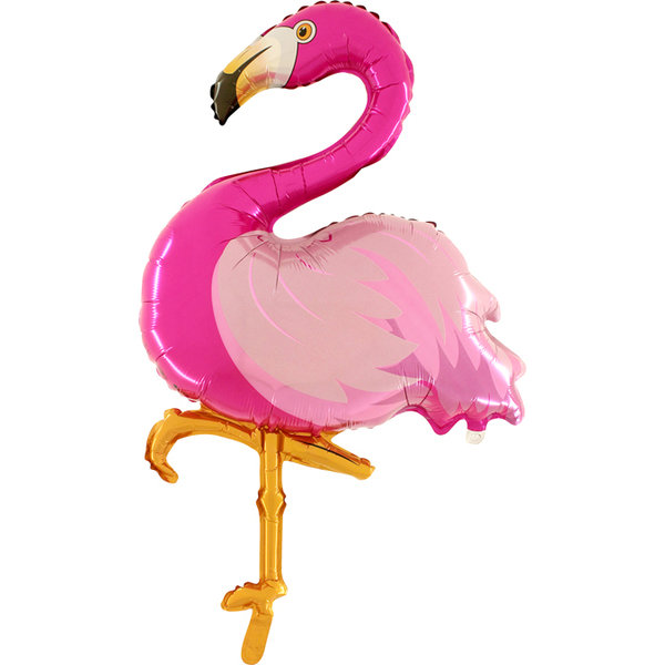 Folienballon Flamingo (ohne Heliumfüllung)