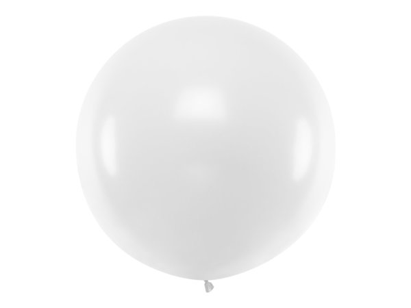 Riesenballon Ø ca. 1 Meter – Weiß (ohne Helium)