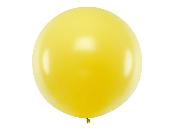 Riesenballon Ø ca. 1 Meter – Gelb (ohne Helium)