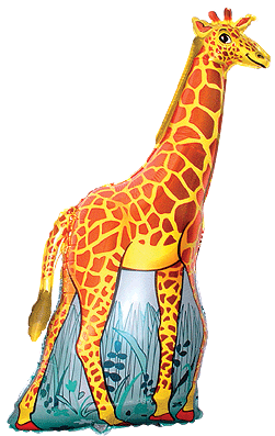 Folienballon Giraffe (ohne Heliumfüllung)