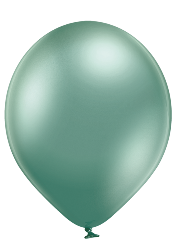 Chrome Latexballon Grün (verpackt à 25 Ballons)