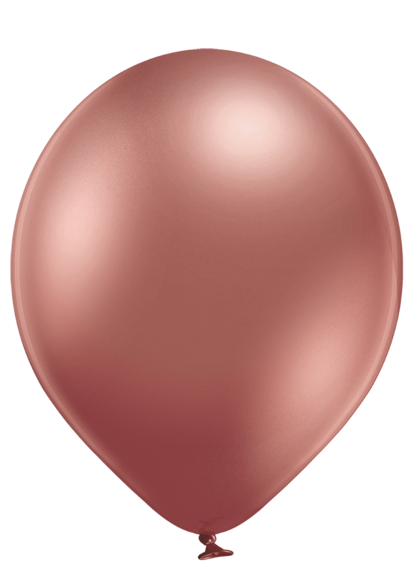 Chrome Latexballon Rose Gold (verpackt à 25 Ballons)